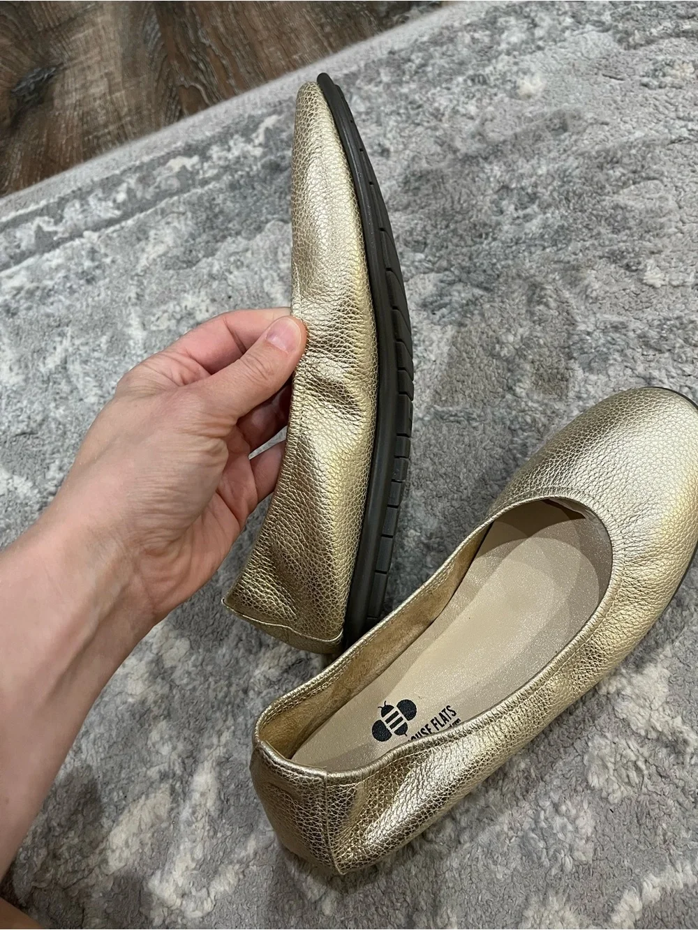 The Storehouse Flats Gold Flex size 8